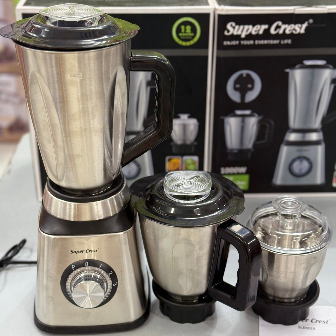 Germany super crest 3 in 1 stainless steel blender