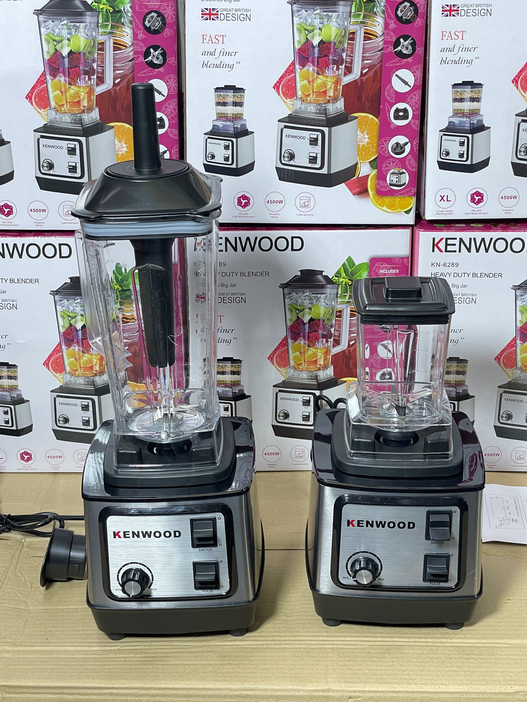 Kenwood 2-in-1 Blender & Grinder – 9000RPM High-Speed Motor