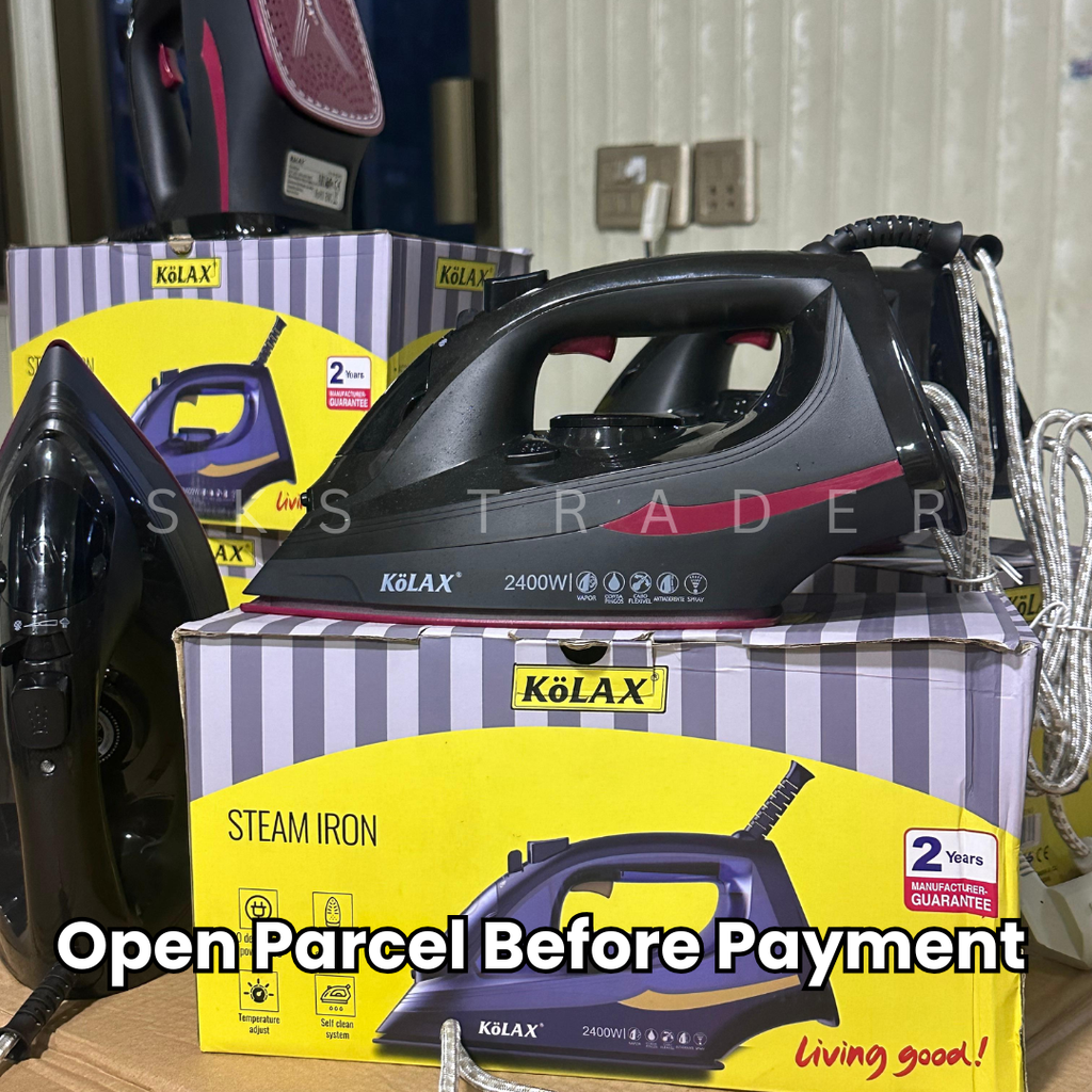 100% Germany Lot Import Kolax Steam Iron | Advanced Steam Control