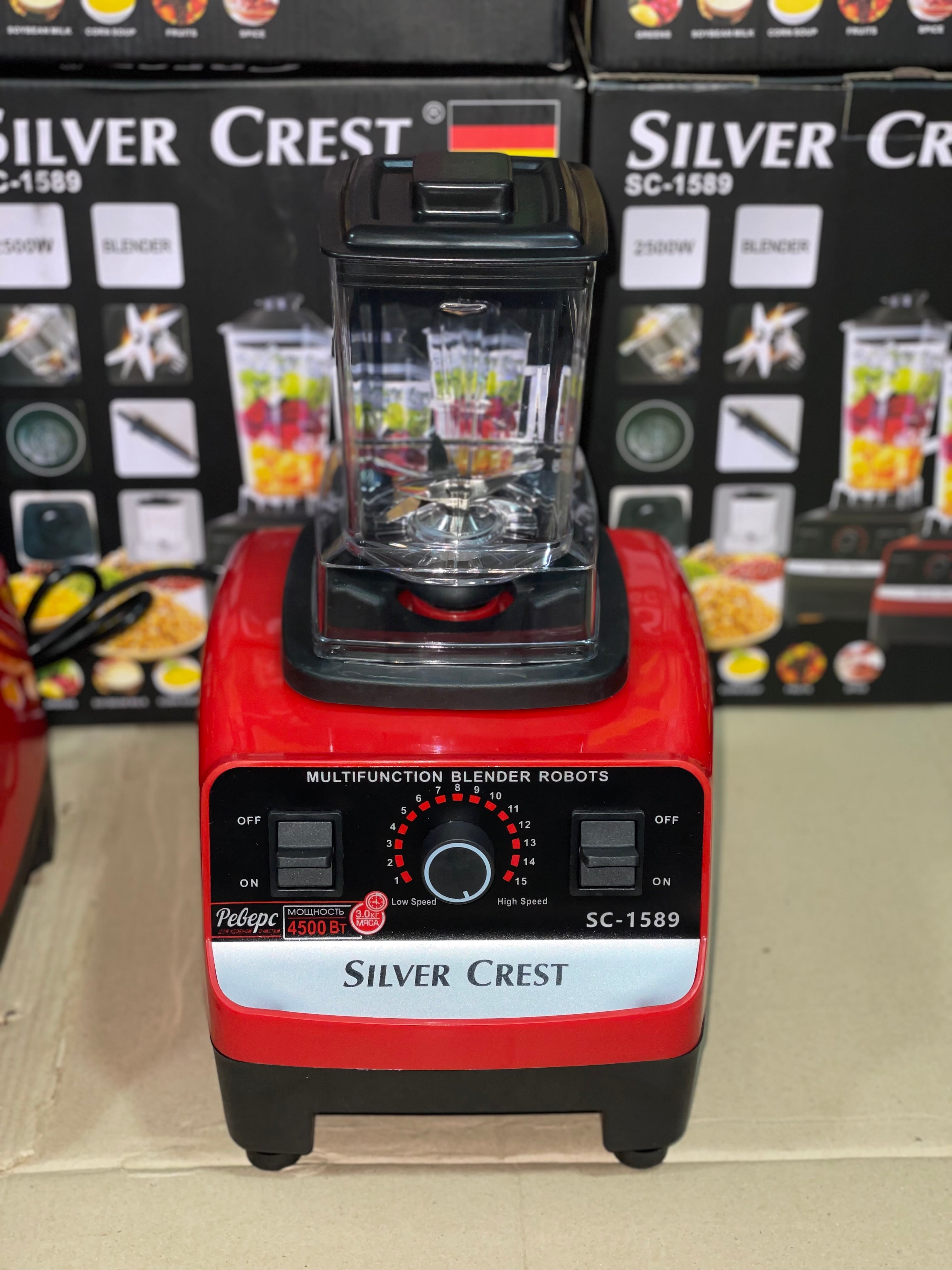 Silver Crest 2-in-1 Heavy Duty Blender & Grinder | Powerful Imported Motor