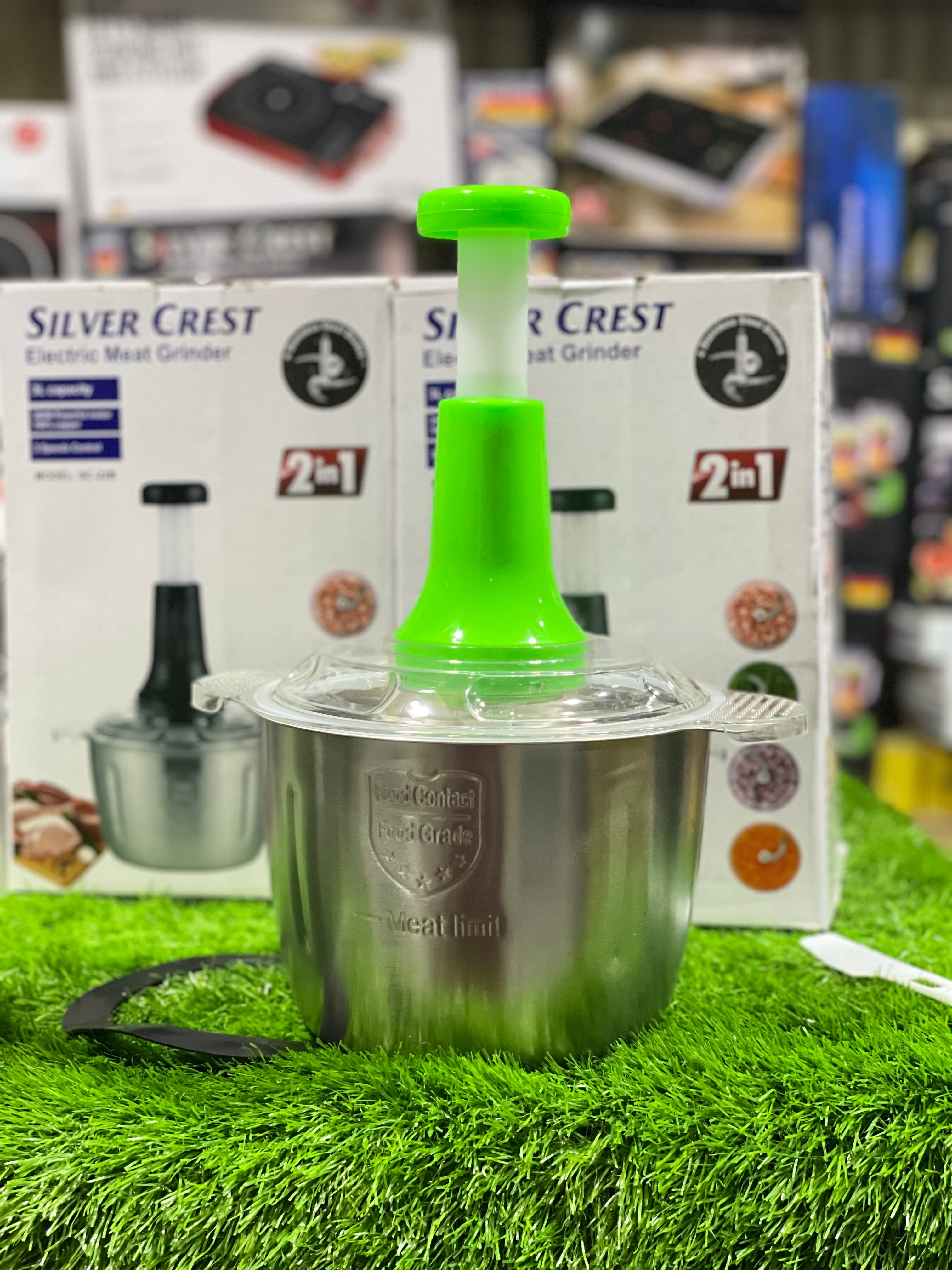 Silver Crest 2in1 Electric & Manual Chopper – Full Imported
