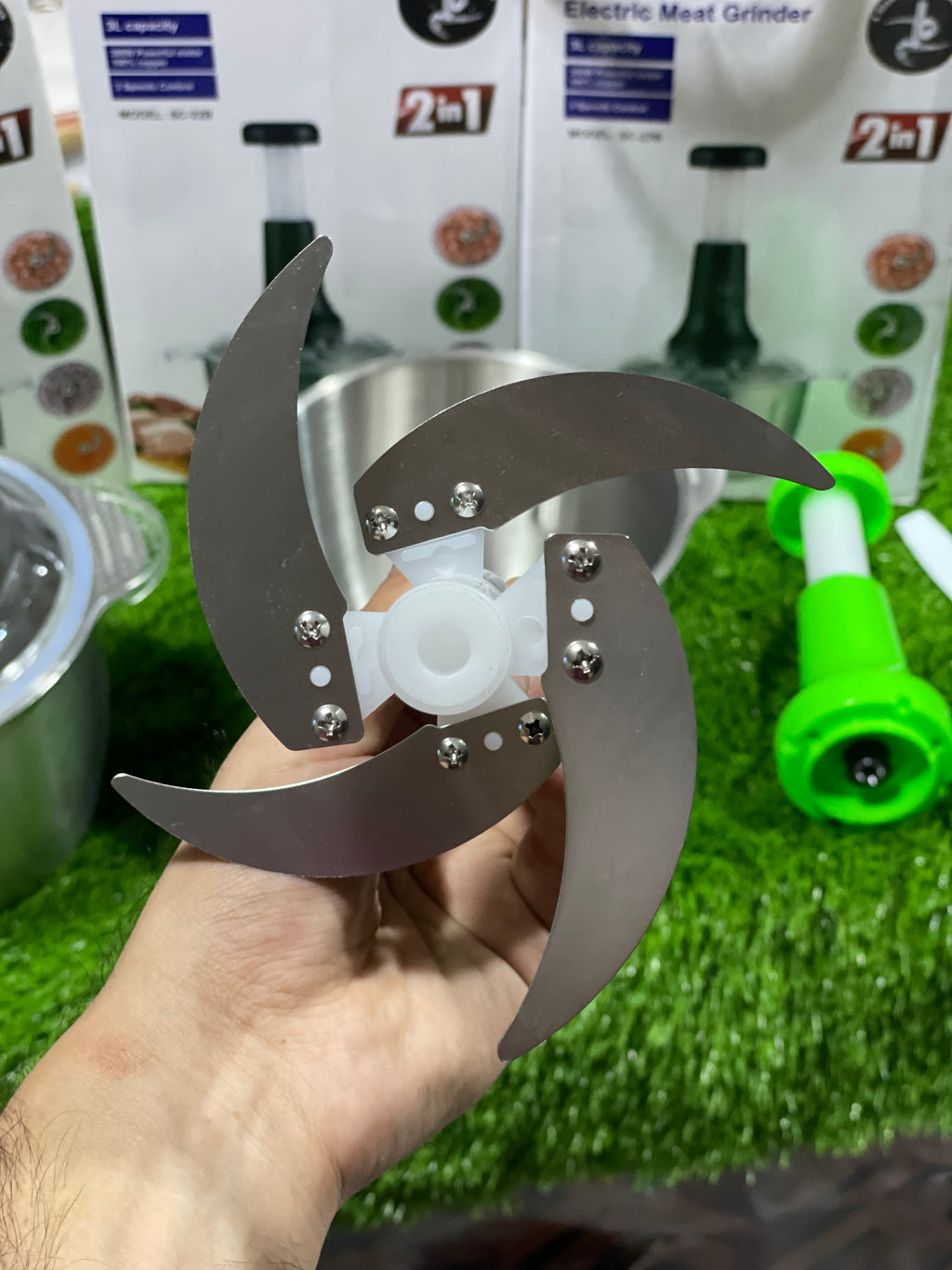 Silver Crest 2in1 Electric & Manual Chopper – Full Imported