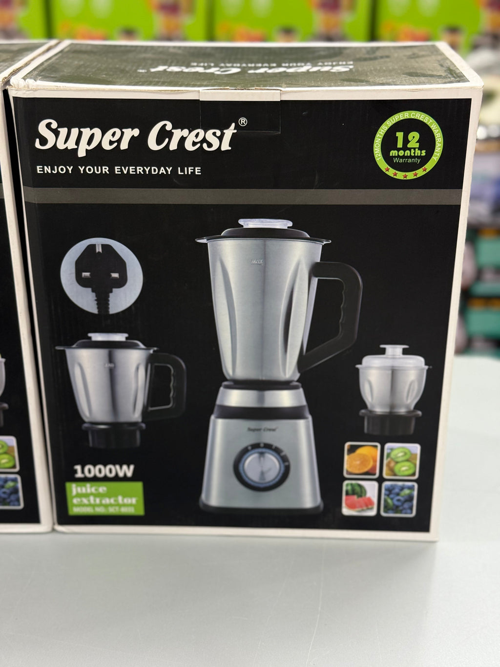 Germany super crest 3 in 1 stainless steel blender