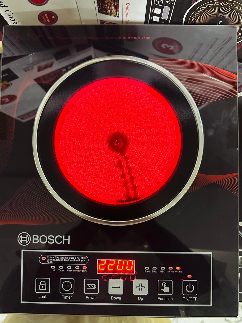 Bosch Premium Infrared Cooker RBK-12 | Energy Efficient