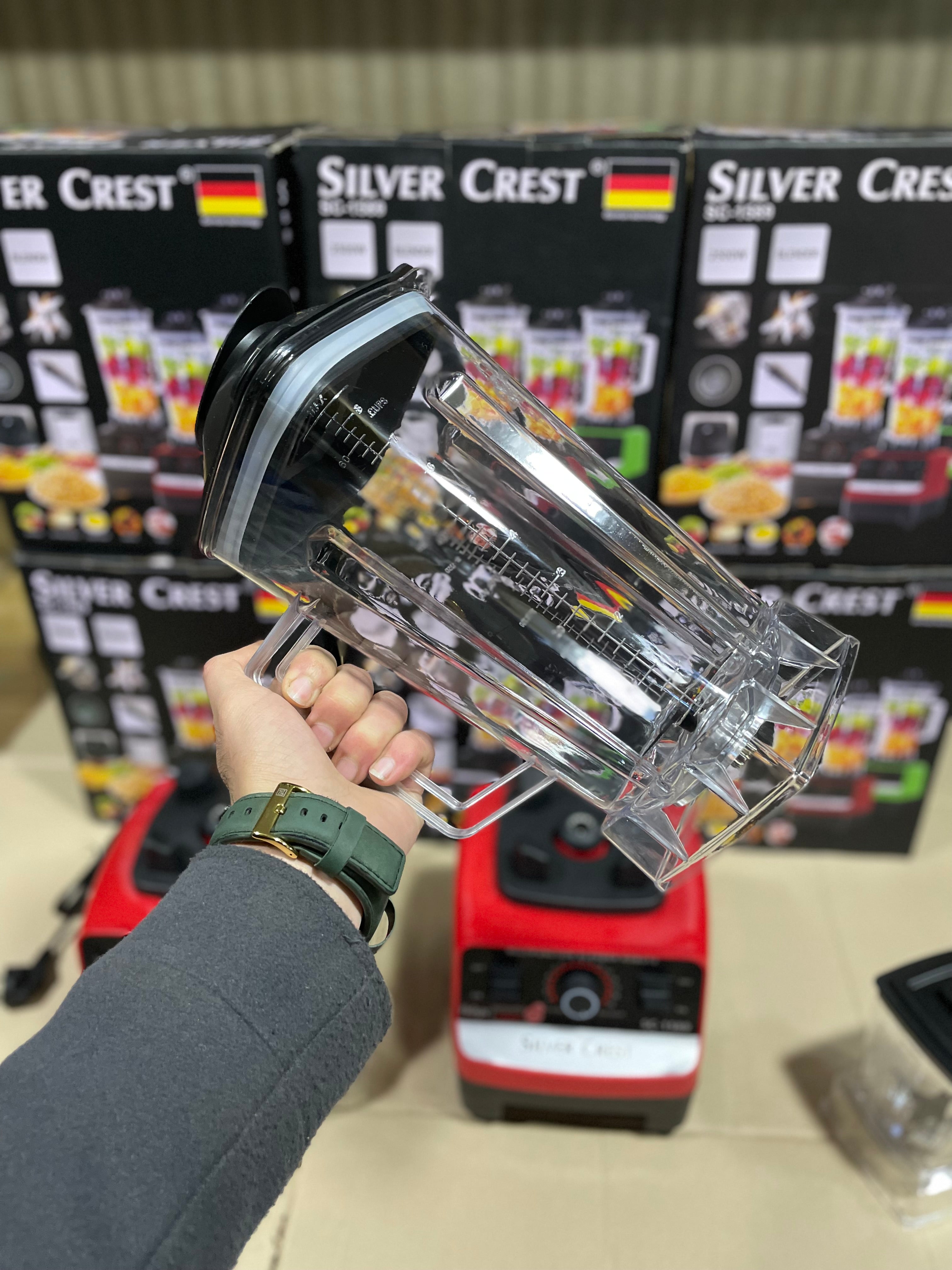 Silver Crest 2-in-1 Heavy Duty Blender & Grinder | Powerful Imported Motor