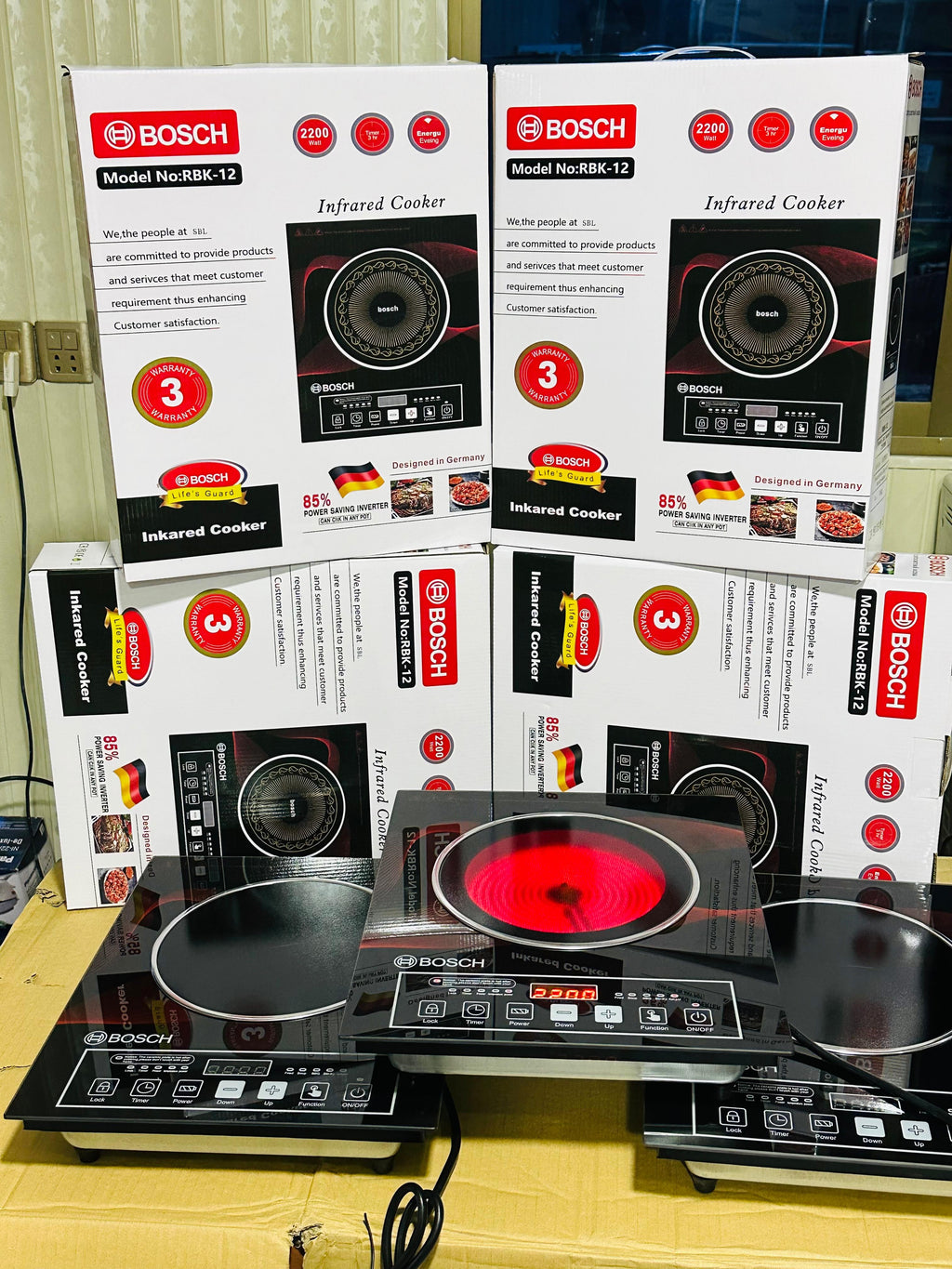 Bosch Premium Infrared Cooker RBK-12 | Energy Efficient