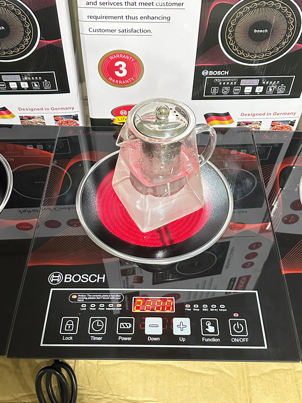 Bosch Premium Infrared Cooker RBK-12 | Energy Efficient