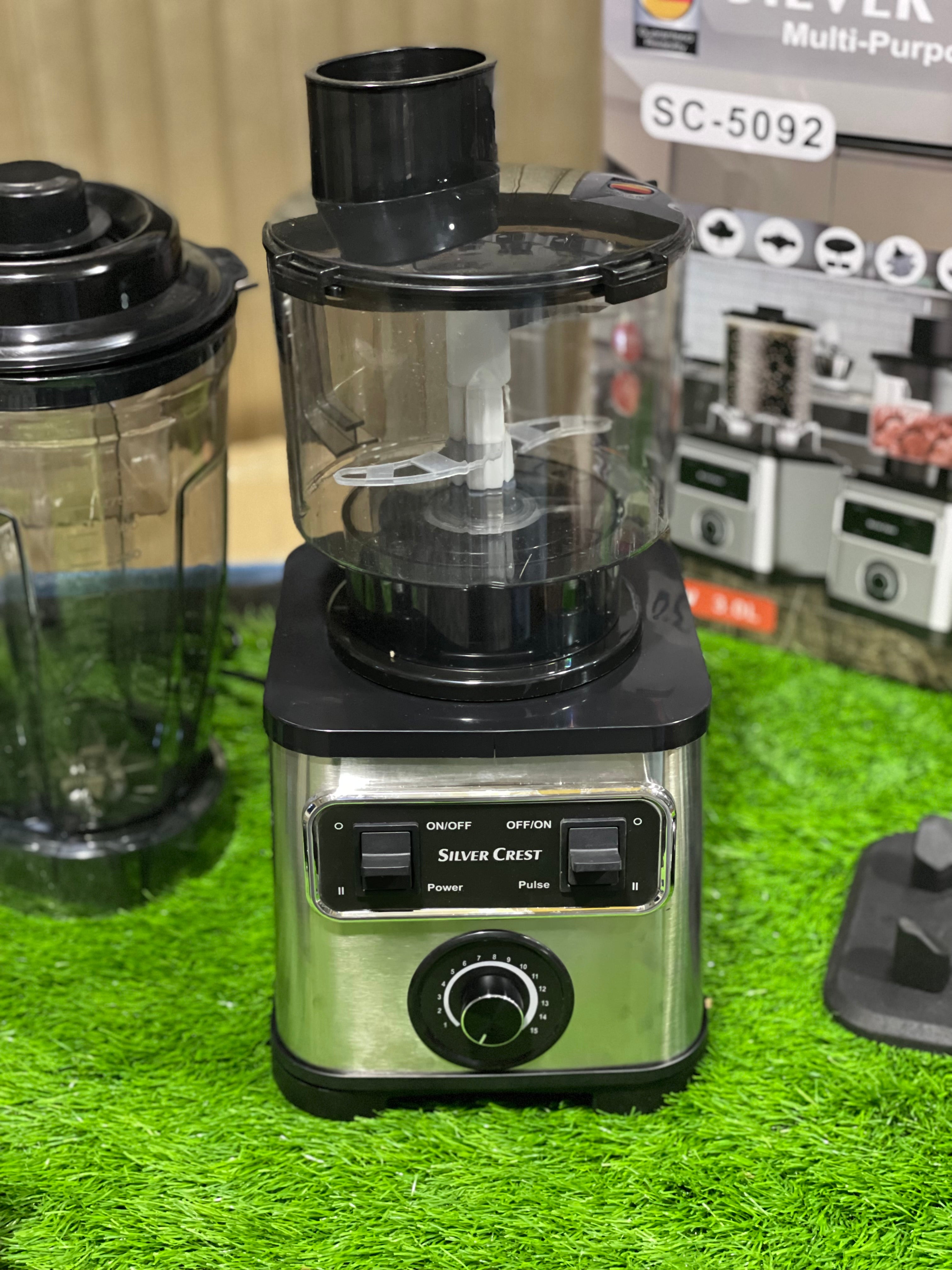 Silver Crest 8-in-1 Kitchen Machine – Juicer, Blender & Grinder with 3L Jar