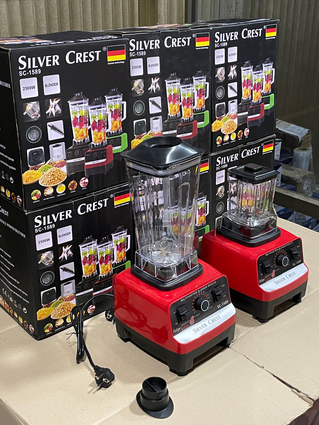Silver Crest 2-in-1 Heavy Duty Blender & Grinder | Powerful Imported Motor