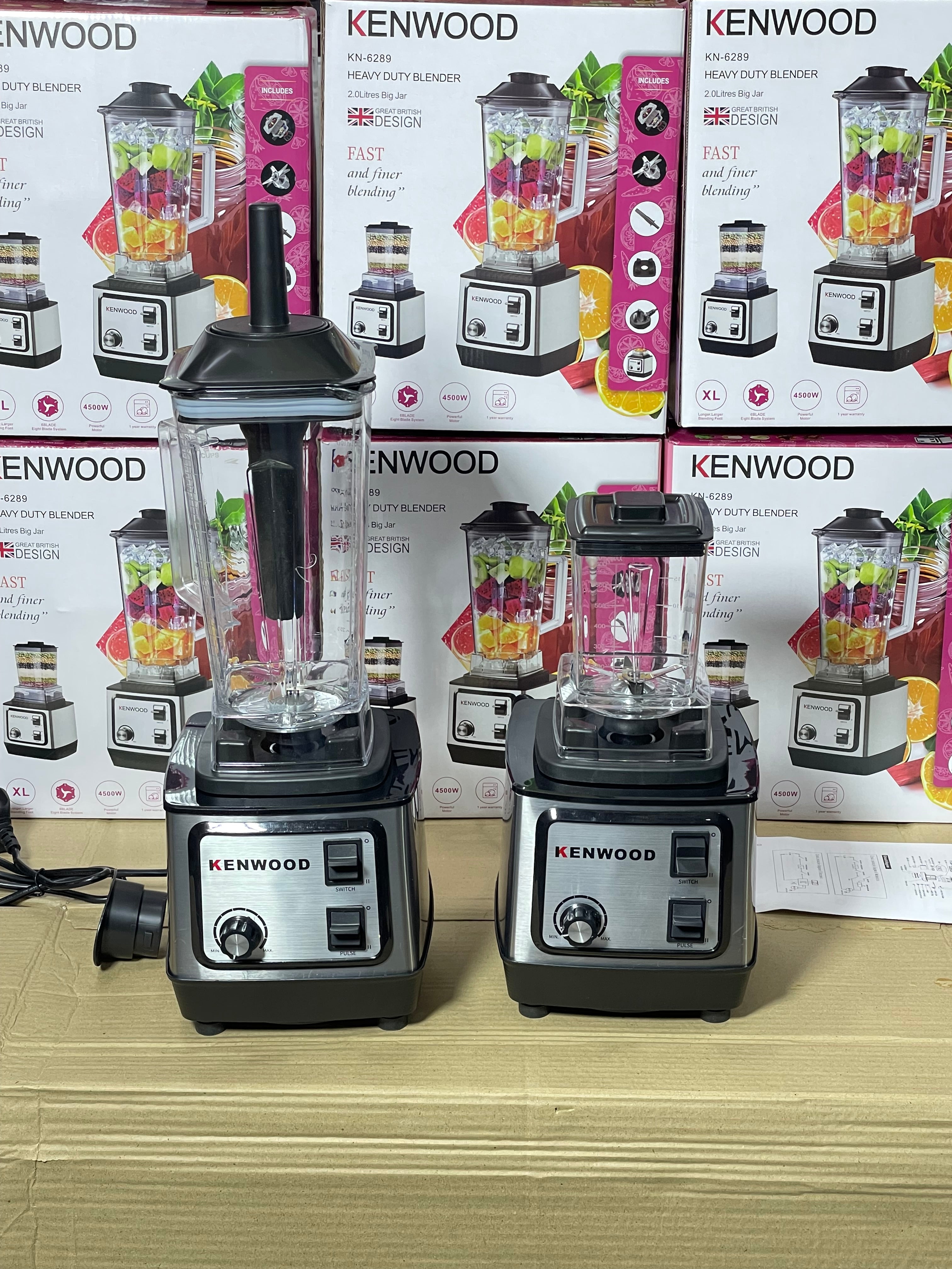 Kenwood 2-in-1 Blender & Grinder – 9000RPM High-Speed Motor