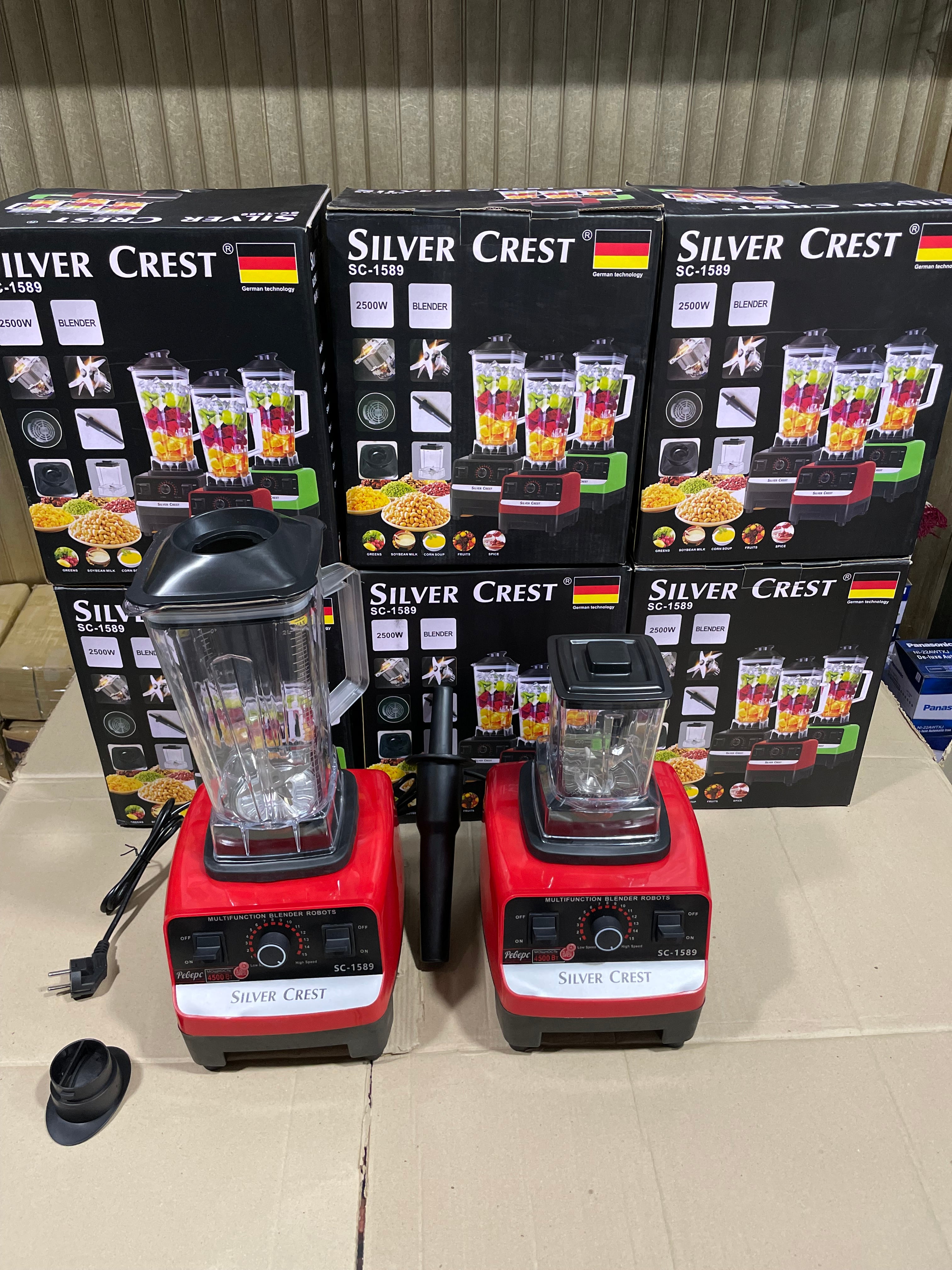 Silver Crest 2-in-1 Heavy Duty Blender & Grinder | Powerful Imported Motor