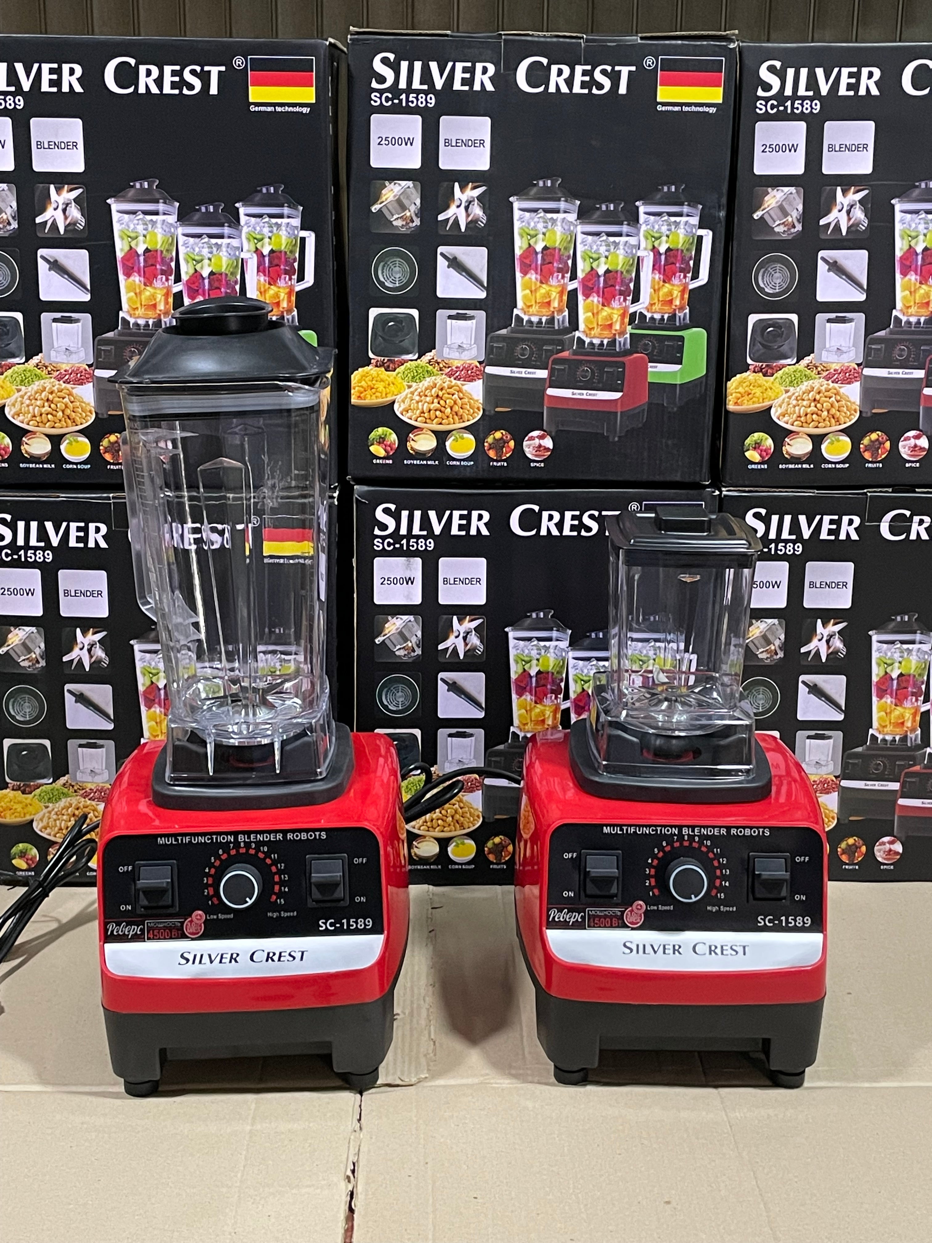 Silver Crest 2-in-1 Heavy Duty Blender & Grinder | Powerful Imported Motor