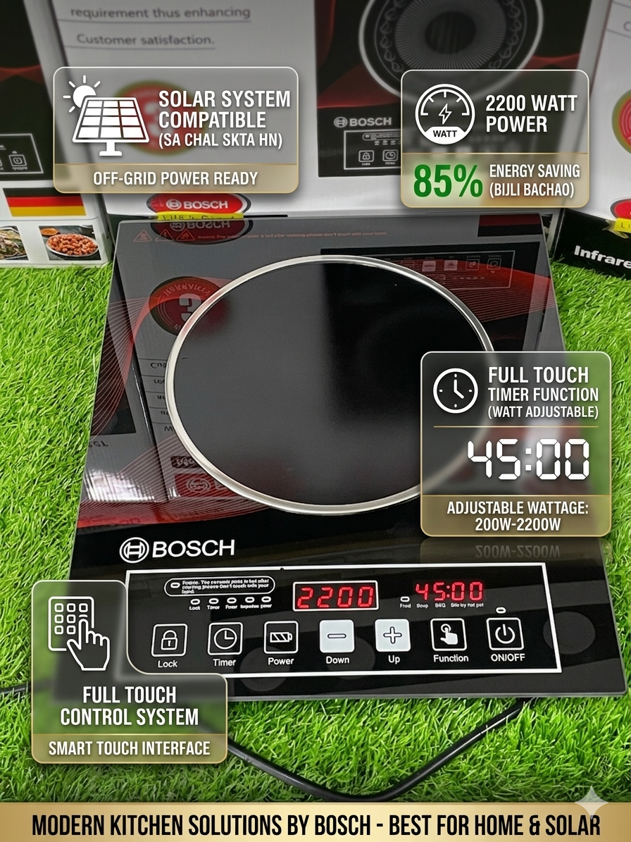Bosch Premium Infrared Cooker RBK-12 | Energy Efficient