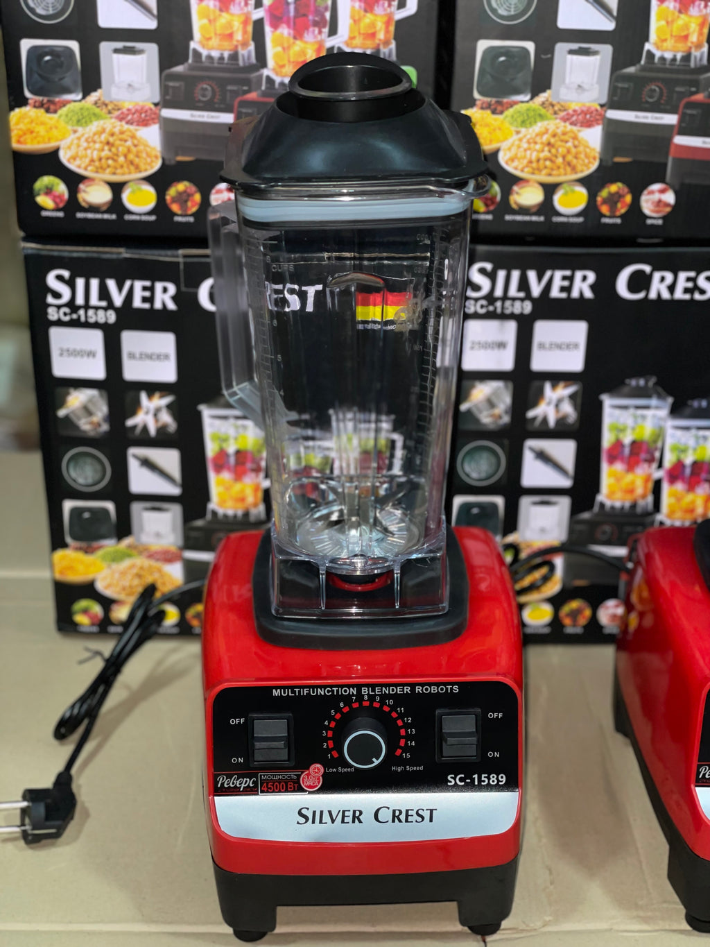 Silver Crest 2-in-1 Heavy Duty Blender & Grinder | Powerful Imported Motor