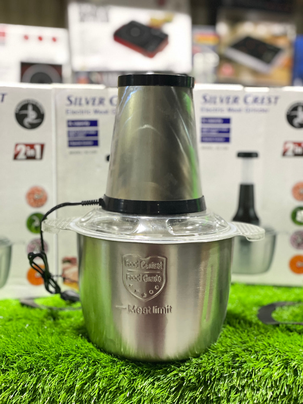 Silver Crest 2in1 Electric & Manual Chopper – Full Imported