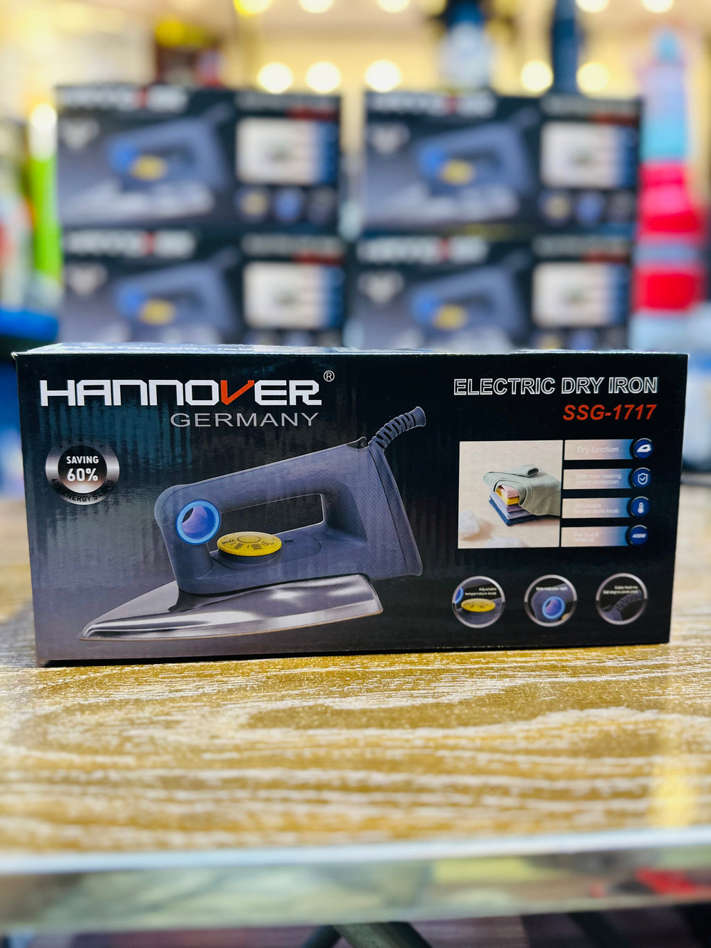 100% Imported | Low Power. High Performance. Hannover 400W Iron