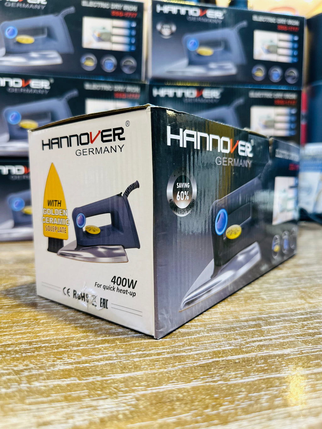 100% Imported | Low Power. High Performance. Hannover 400W Iron