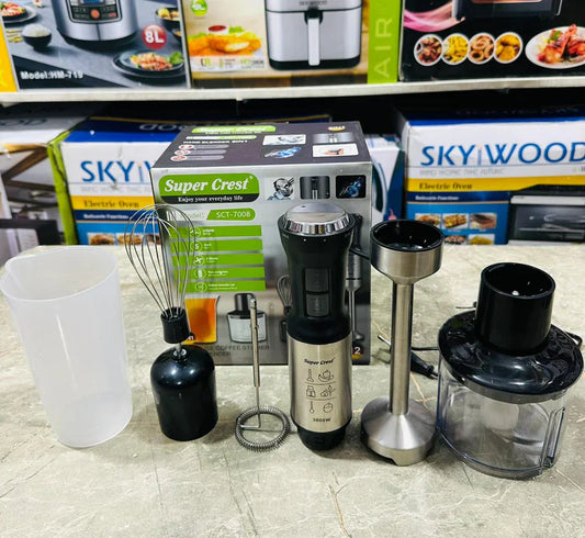 Super Crest 5-in-1 Hand Blender Set,