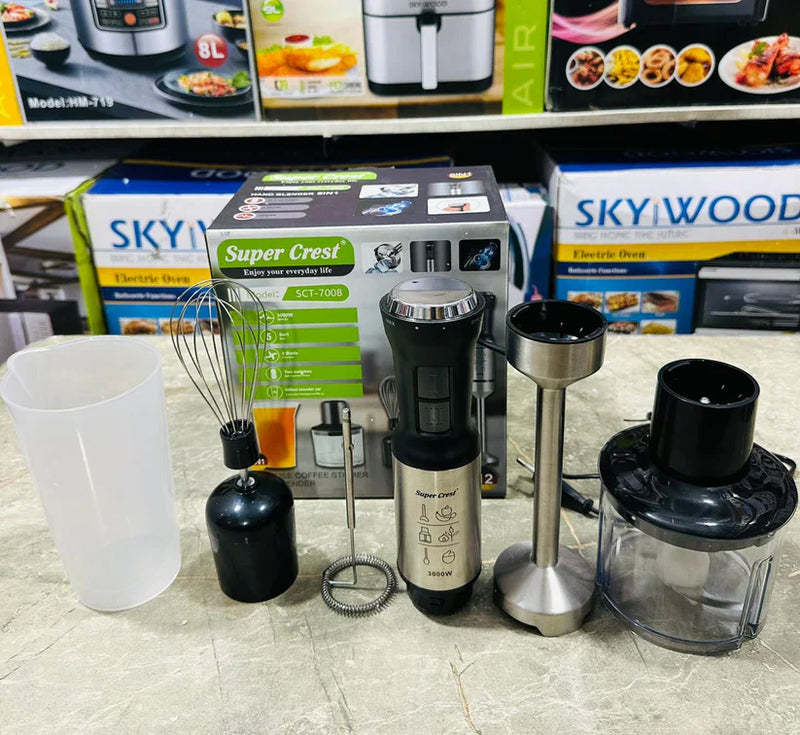 Super Crest 5-in-1 Hand Blender Set,