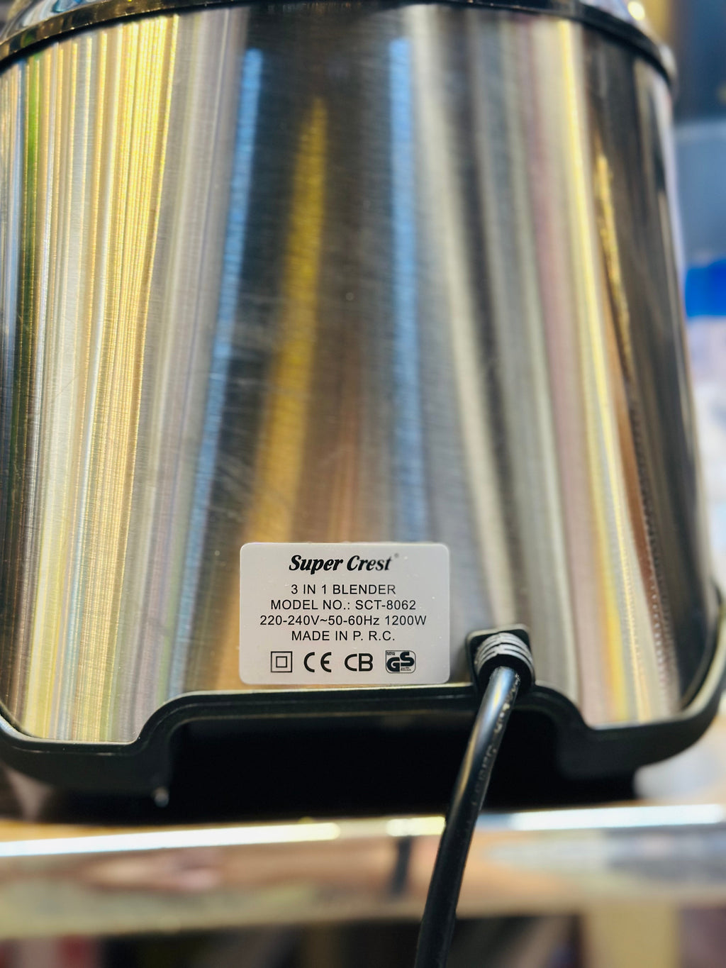 Super Crest 3 in 1 Blender 1200W SCT-8062