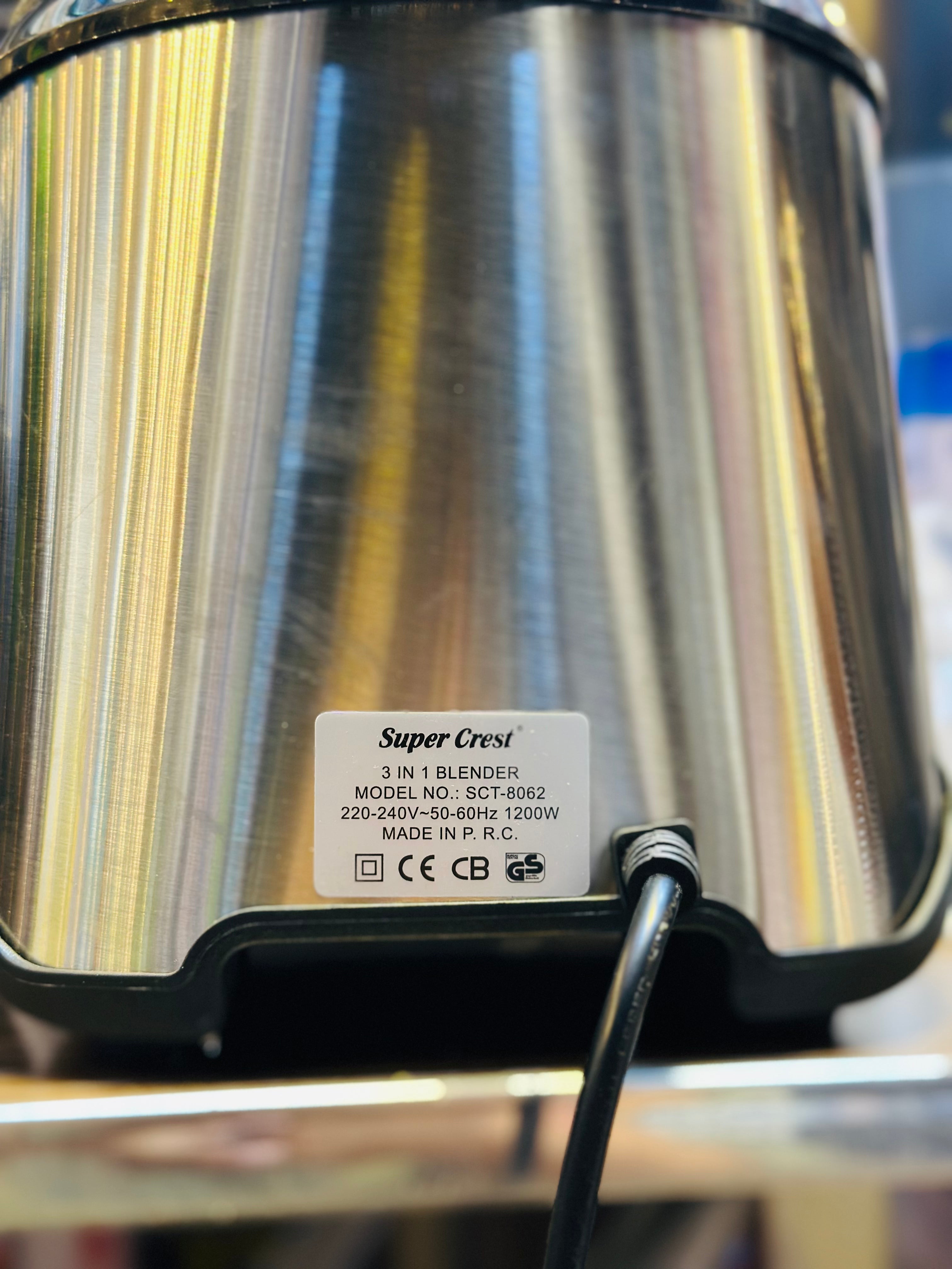 Super Crest 3 in 1 Blender 1200W SCT-8062