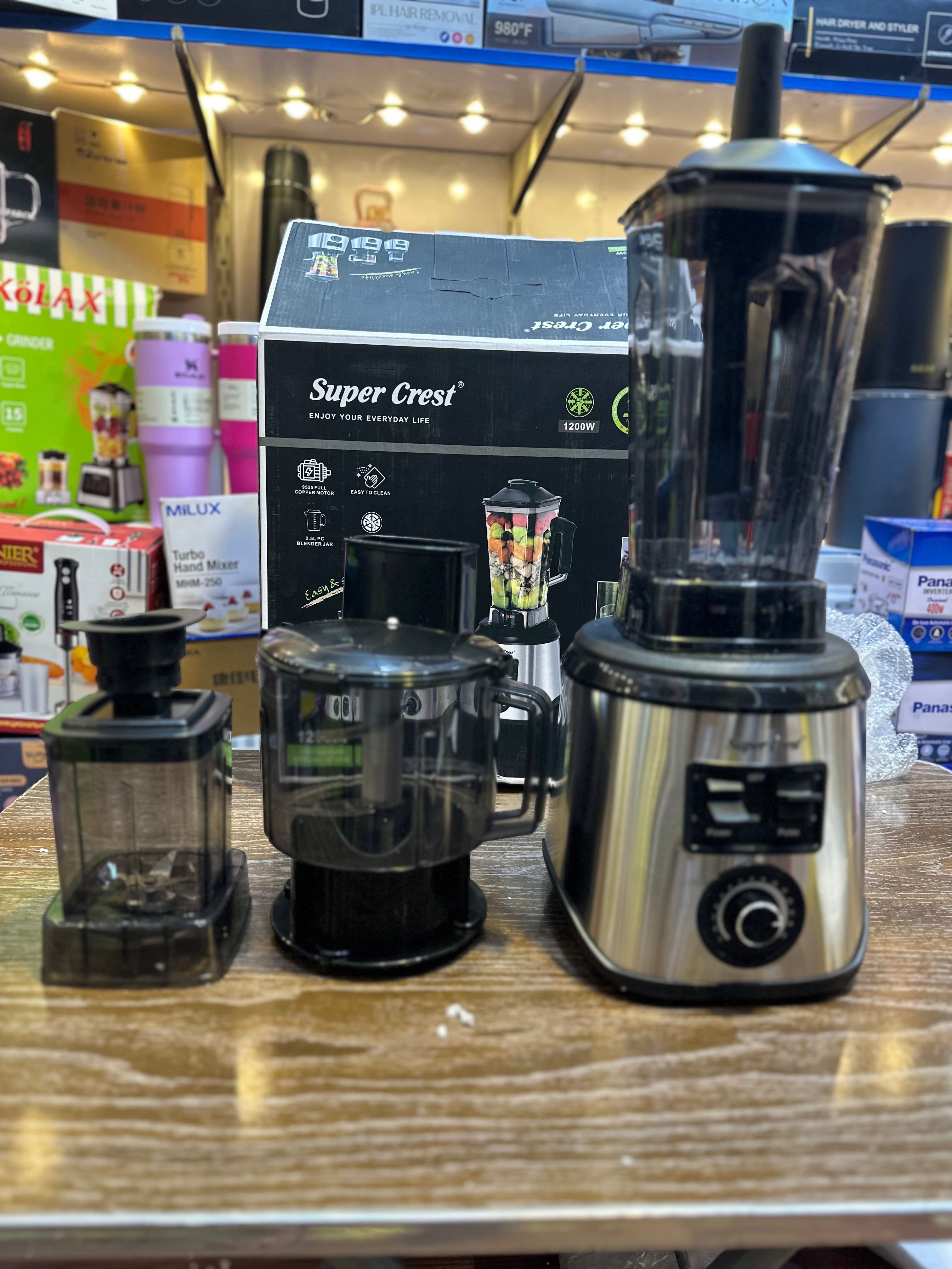 Super Crest 3 in 1 Blender 1200W SCT-8062