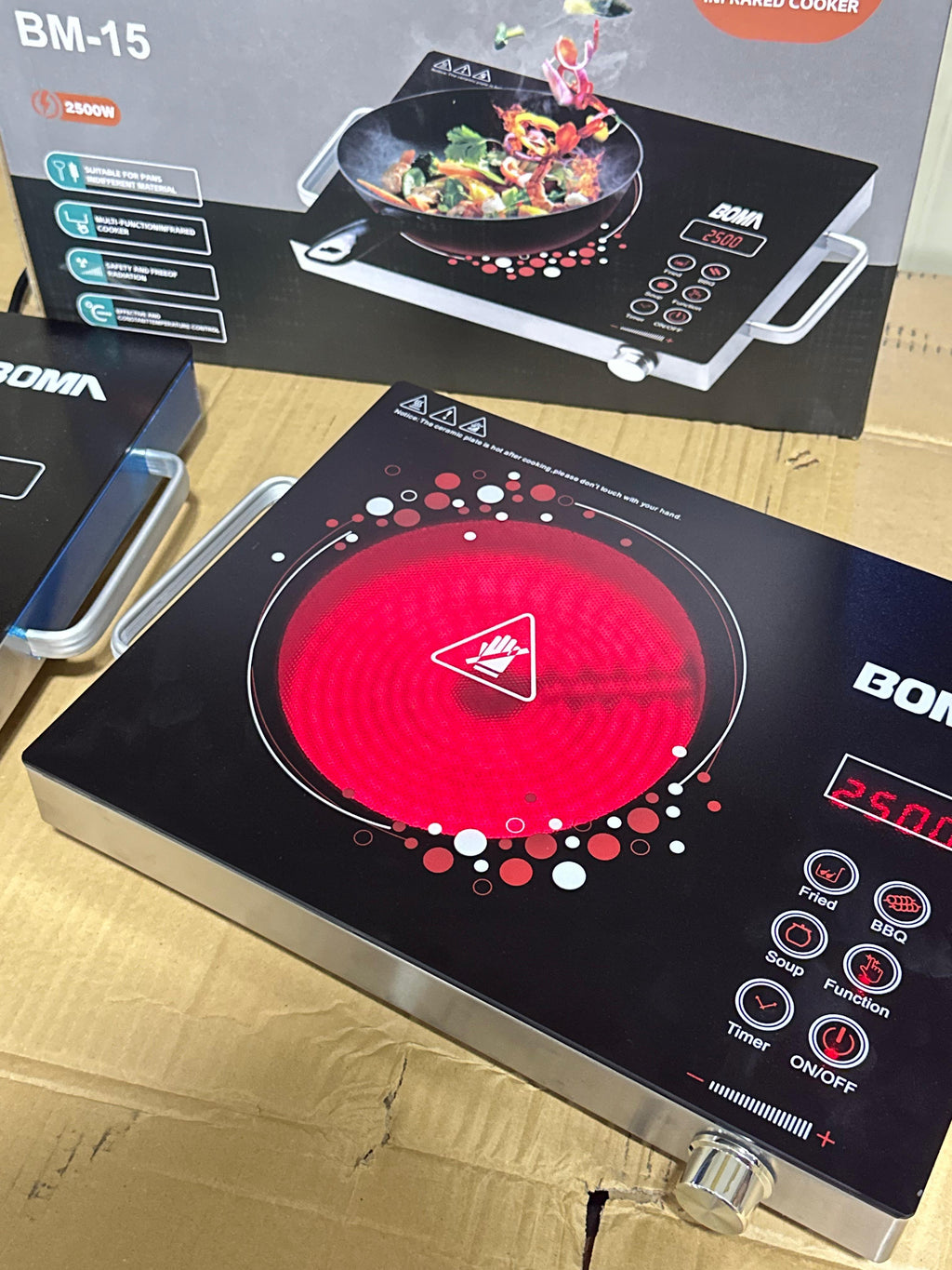 Boma Electric Stove 2500W Model BM 15 Infrared Cooker Hot Plate