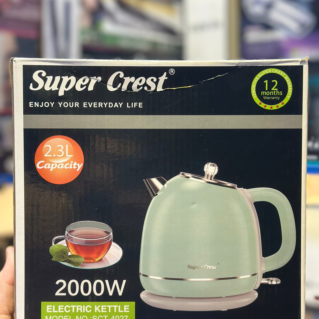 Super Crest Electric Kettle Model SCT: 4027