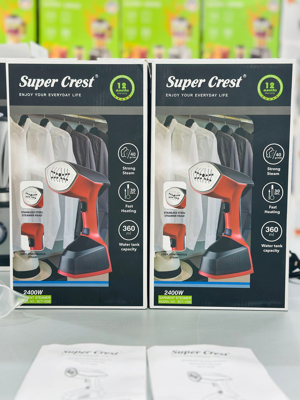 Super Crest Germany Handheld Garment Steamer