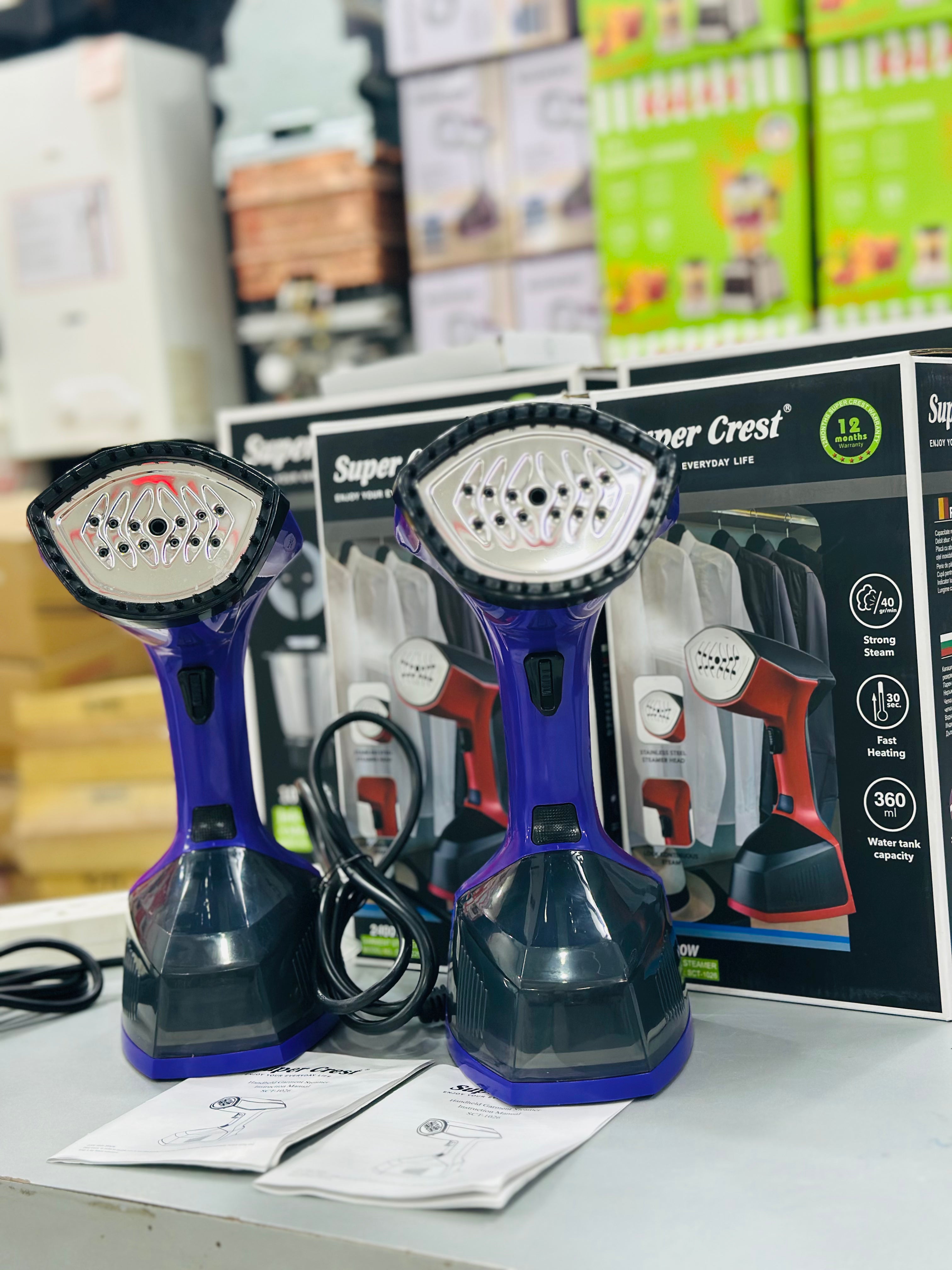 Super Crest Germany Handheld Garment Steamer