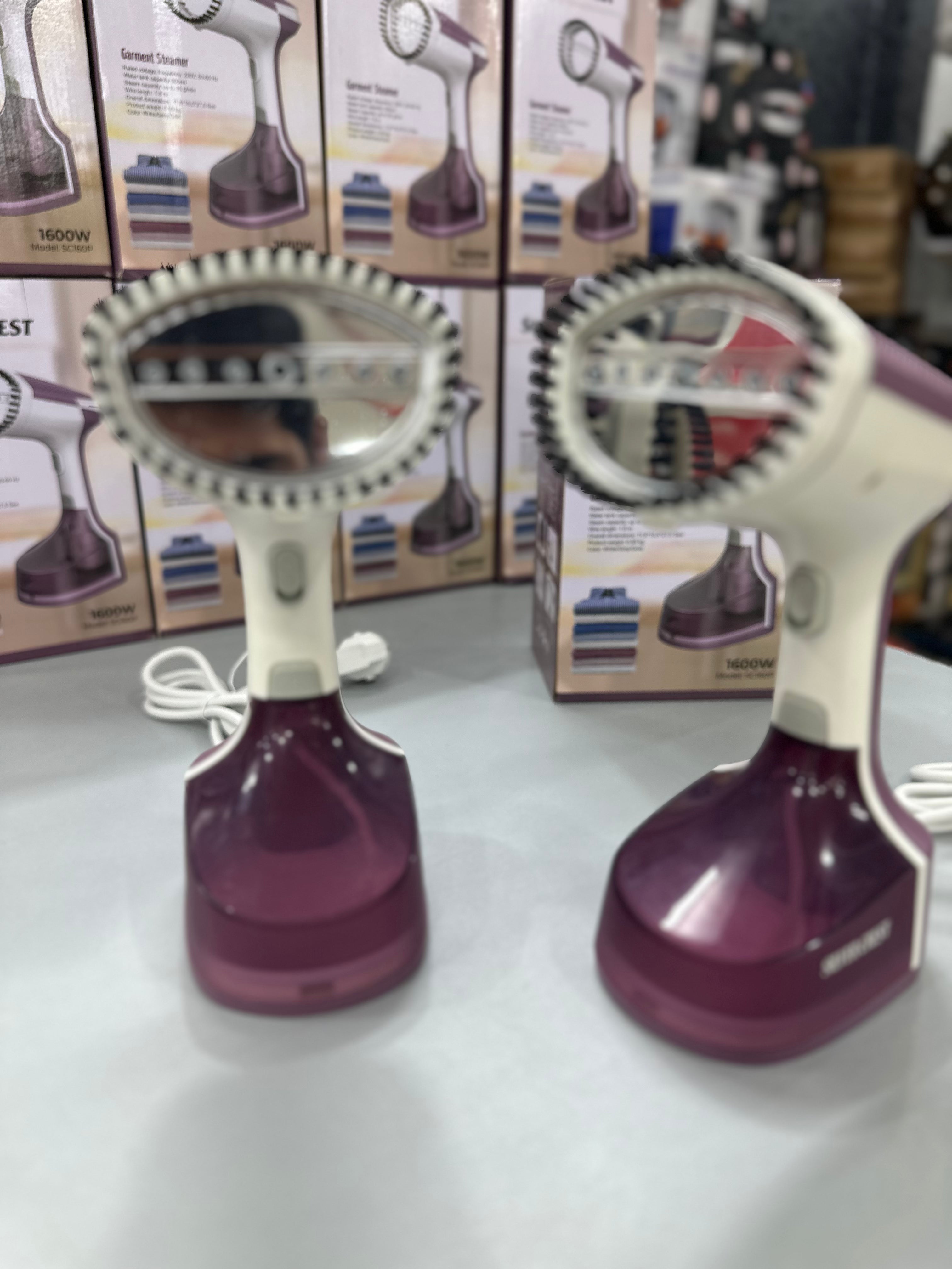 Portable Vertical Steam Iron – Cleans and Disinfects 1600 watts