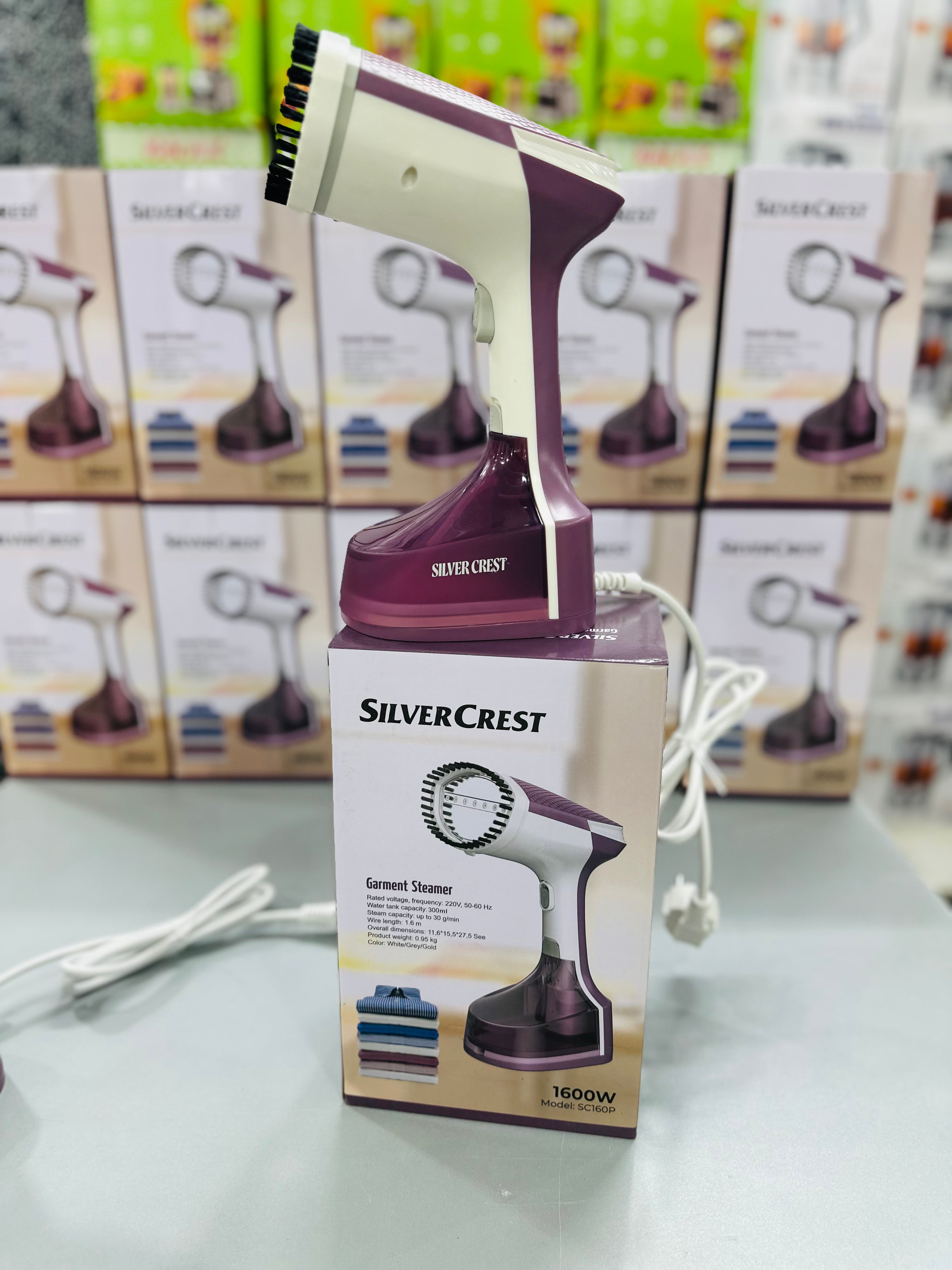 Portable Vertical Steam Iron – Cleans and Disinfects 1600 watts