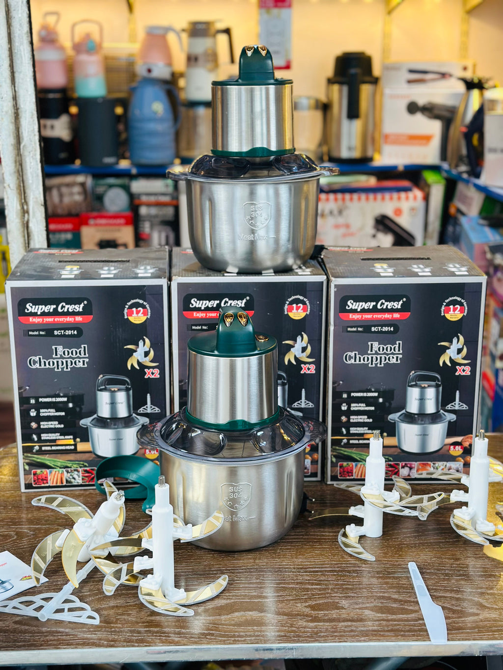 Super Crest 5L Food Chopper with Extra Blade SCT-2014