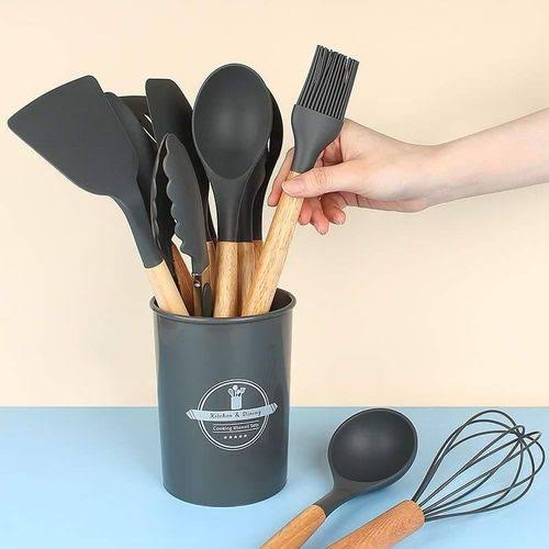 12 Piece Silicon Spoon Set