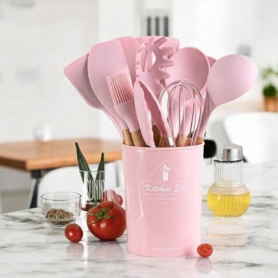12 Piece Silicon Spoon Set