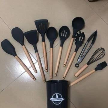 12 Piece Silicon Spoon Set